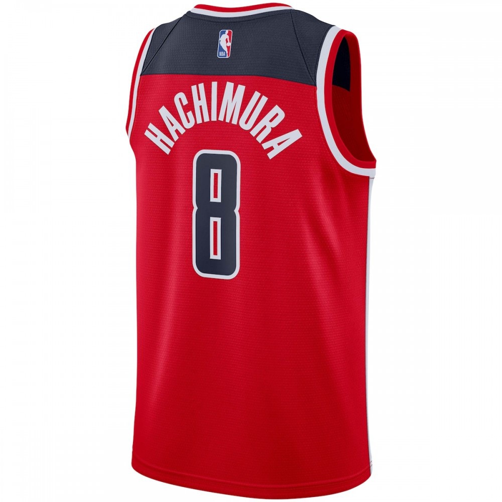 Rui Hachimura Washington Wizards 2019/2020 Swingman Jersey - Icon Edition - Red-Pro Kit Vault | Brand New 26/27 Sports Jerseys
